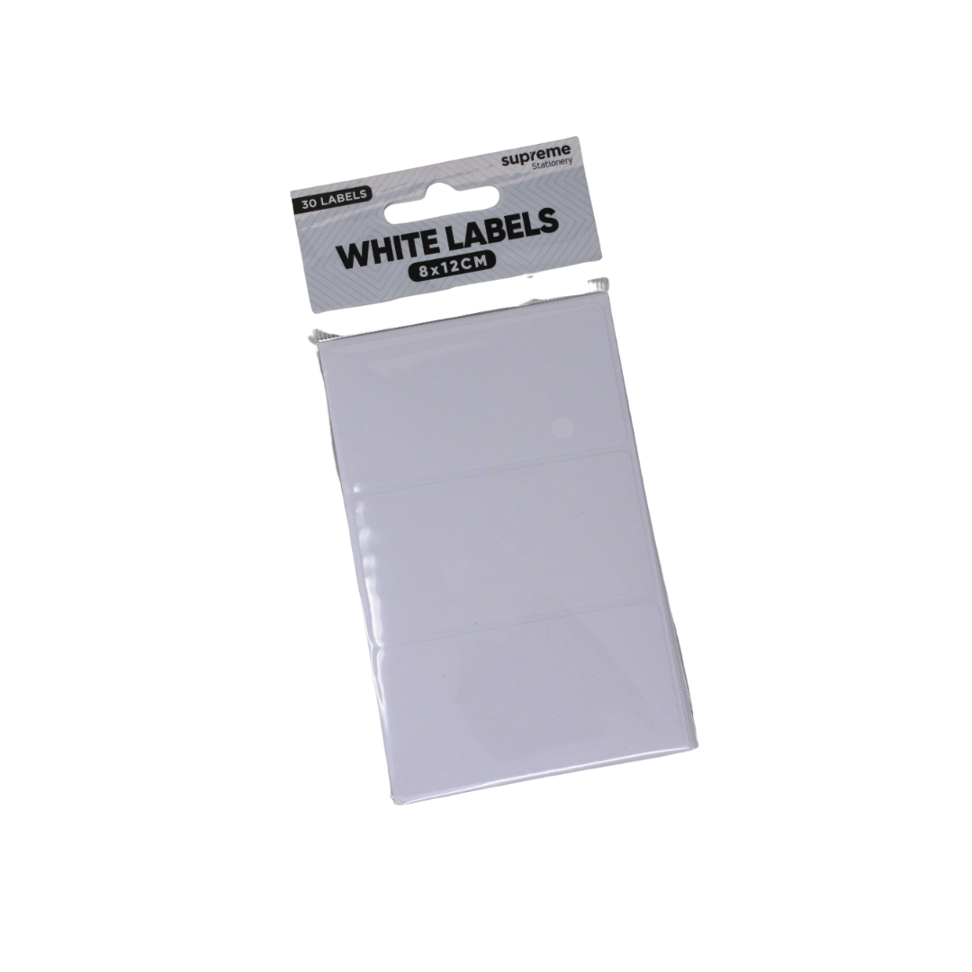 WHITE LABELS 8X12CM SHEETS (LB-1212)