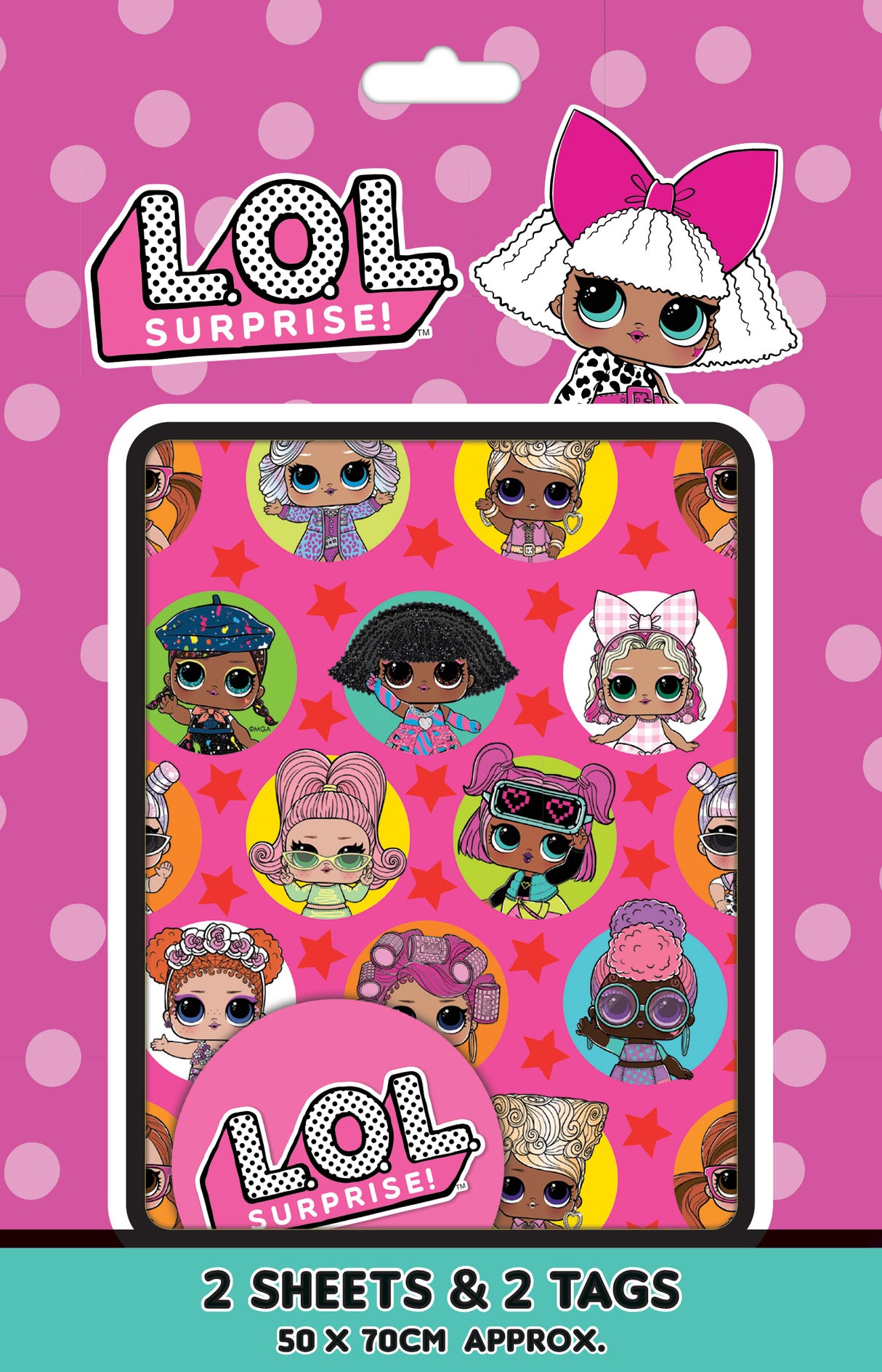 LOL SURPRISE 2 SHEET 2 TAGS (LOW014)