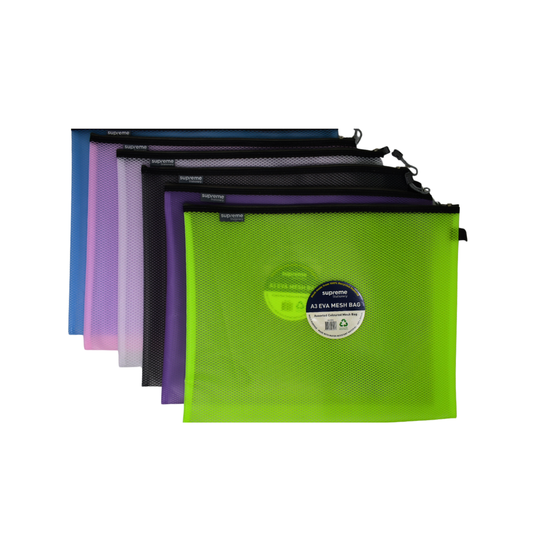 MESH BAG A3 EVA ASSORTED (MB-9578)