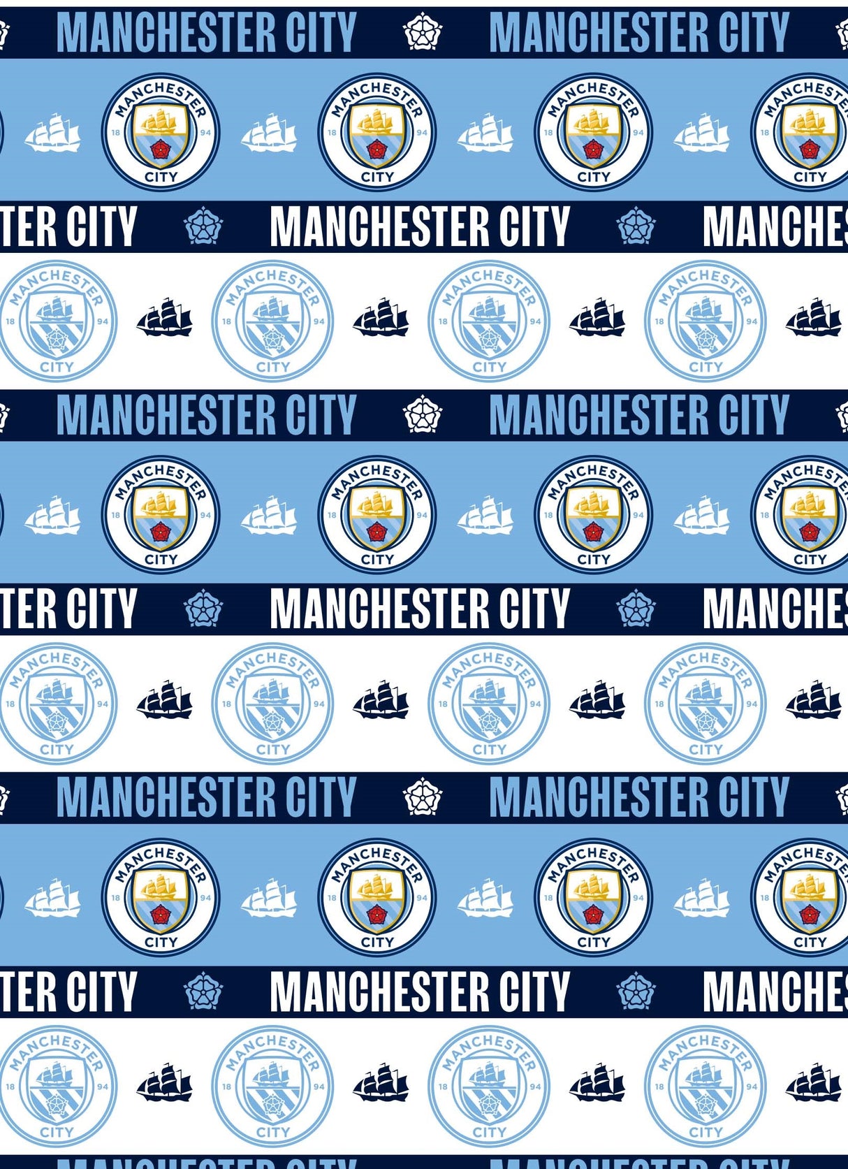 MAN CITY 3M GIFTWRAP CDU 48 (MCW003)