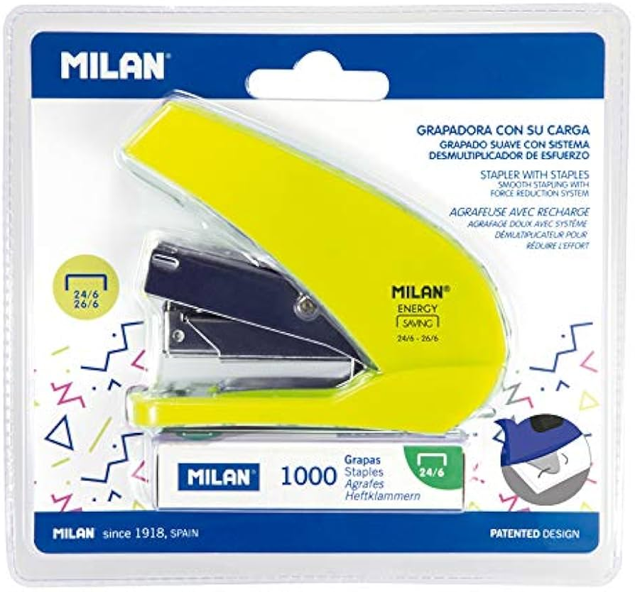 MILAN ACID SERIES STAPLER YELL (191071Y)