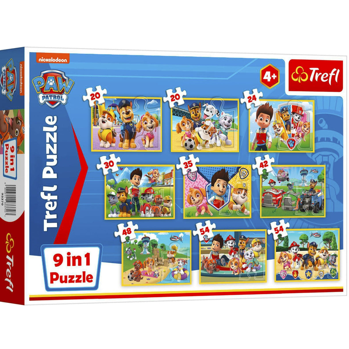 TREFL 9IN1 JIGSAW PAW PATROL (93370)