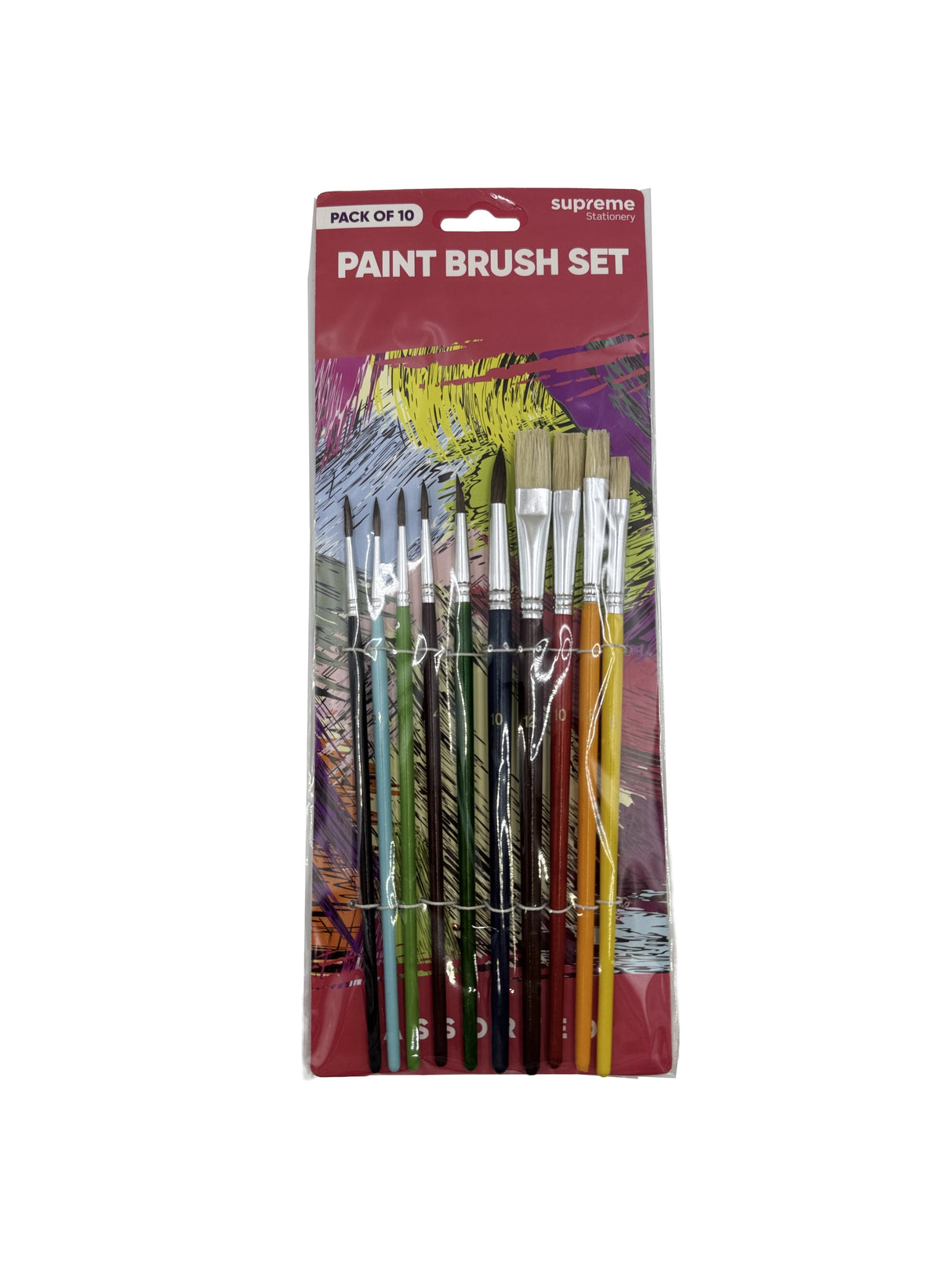 PAINT BRUSH SET 10 PIECE (PB-2462)