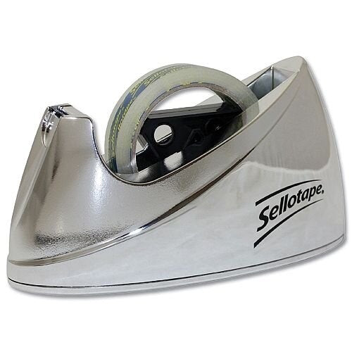 SELLOTAPE LRGE CHROME DISPENSER (575450)
