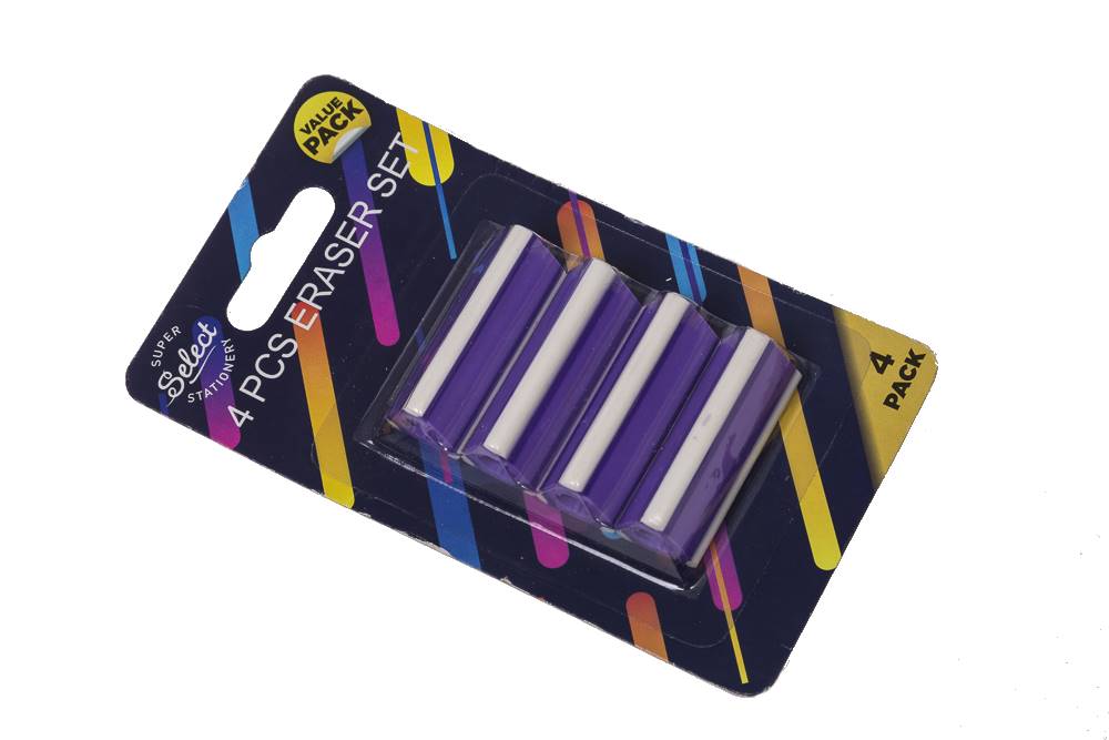 ERASER SET 4PCS (ER-6236)