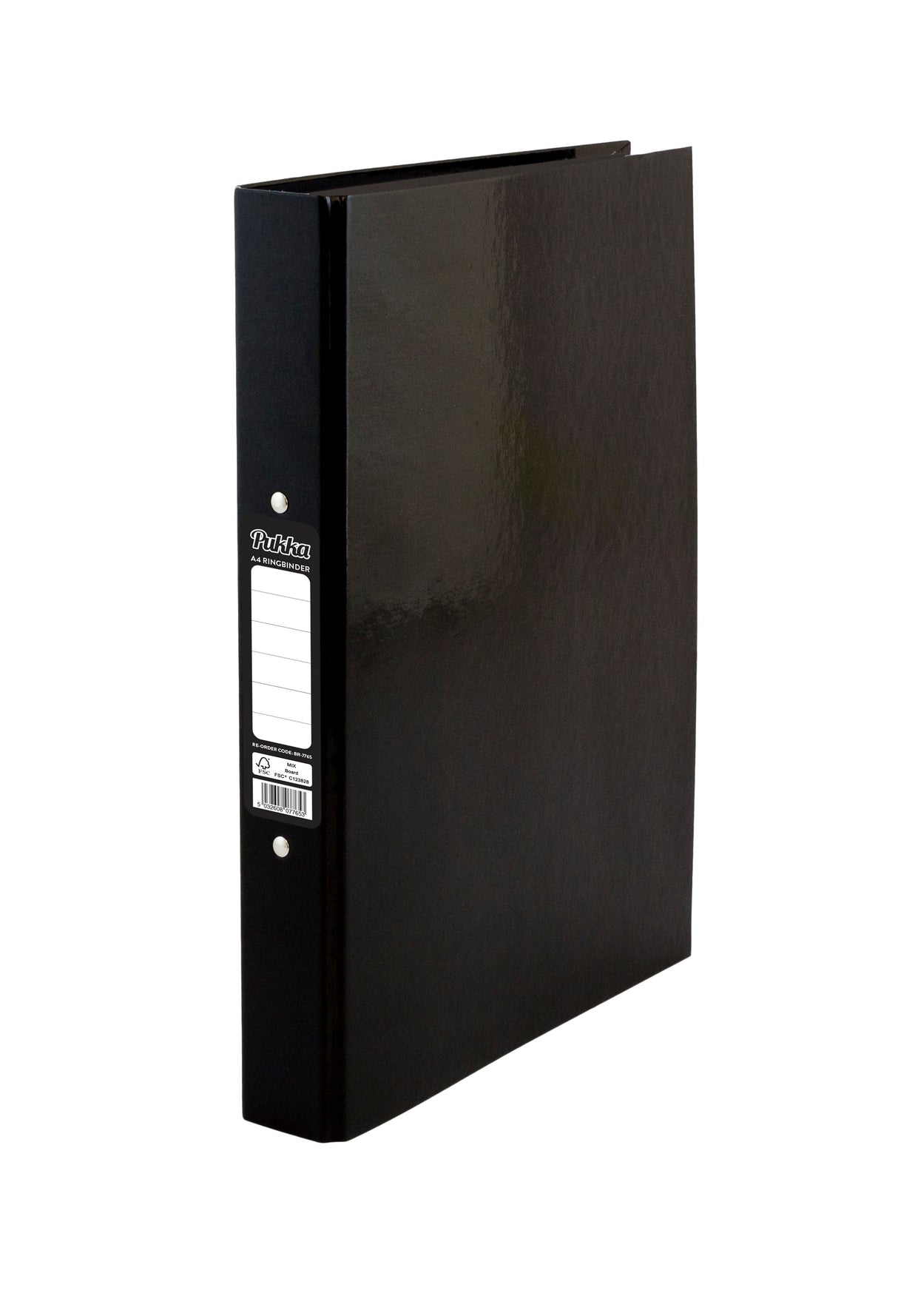 PUKKA BRIGHTS RING BINDER BLK (BR-7765)