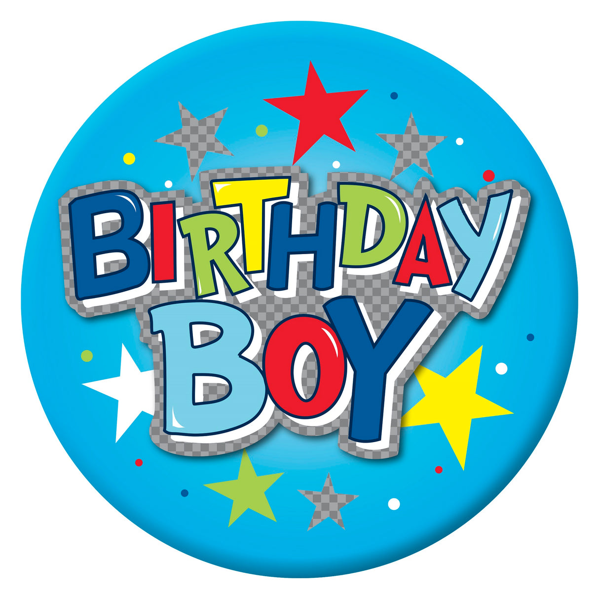 JUMBO BIRTHDAY BADGE BOY (24780-NBC)