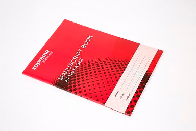 MANUSCRIPT COPY A4 120PG RED (MB-0578)