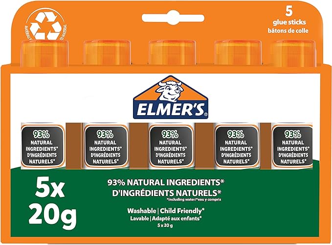 ELMERS 20G GLUE STICK CARD 5 (2143888)