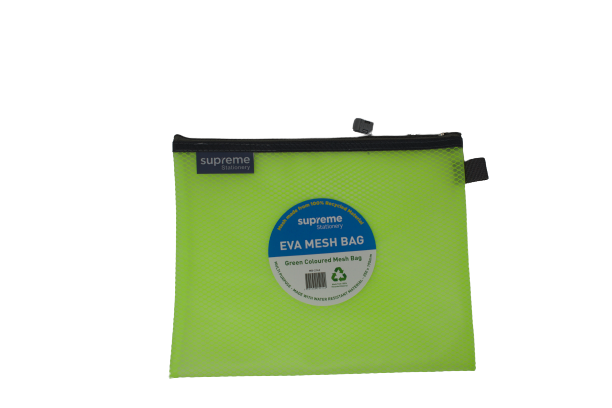 MESH BAG RECYCLE EVA A5 GREEN (MB-2142)