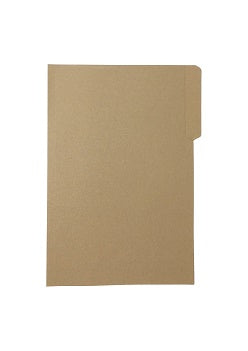 SQ CUT FOLDER BUFF TAB 100 (44622PLAIN)