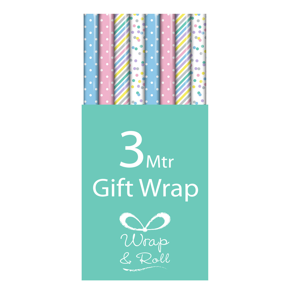 GIFTWRAP 3M PASTEL CDU 49 (34798-GWC)