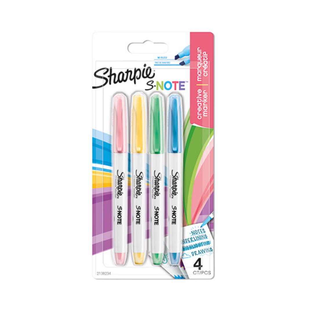SHARPIE SNOTE CHSL. ASST BL4 (2138234)
