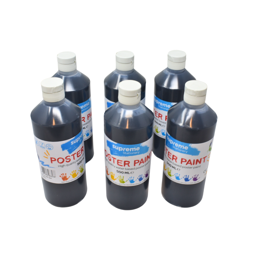 SUPREME 500ML POSTER PAINT BLACK (PP-BK)