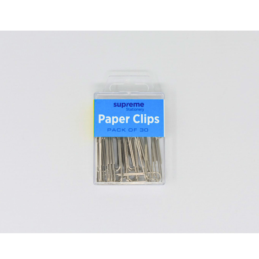 PAPER CLIPS 50MM SILVER 30PC (PC-2753)