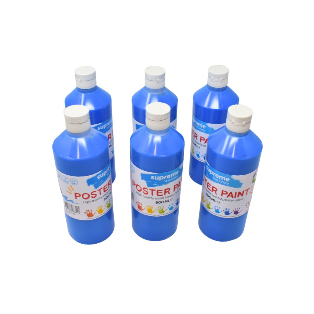 SUPREME 500ML POSTER PAINT BLUE (PP-BU)