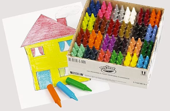 CRAYOLA 144 JUMBO CRN CLASSPACK (919660)