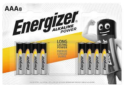 ENERGIZER AK PWR AAA BL8 (ENERLR03B8ALK)