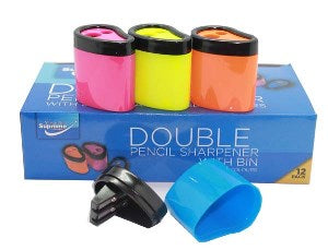SHARPENER DOUBLE HOLE NEON(SH-1293)