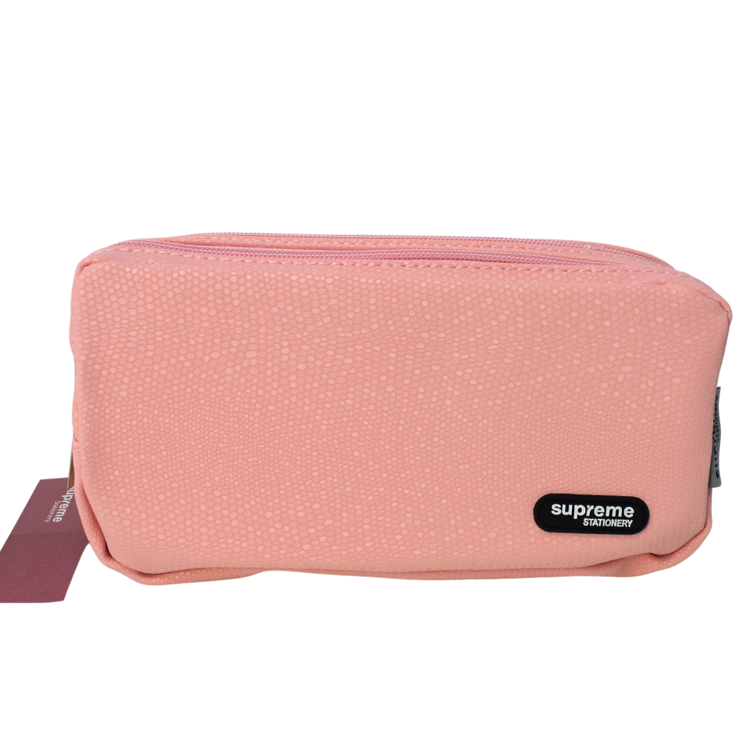 DOUBLE PENCIL CASE PINK SCALE (PC-7512)