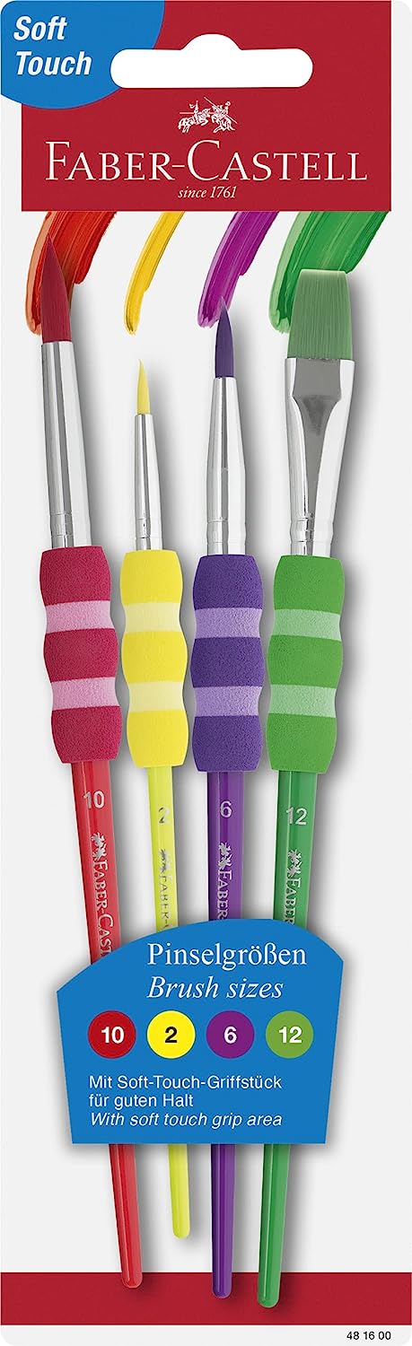FABER CASTELL PAINT BRUSH SETX4 (181600)