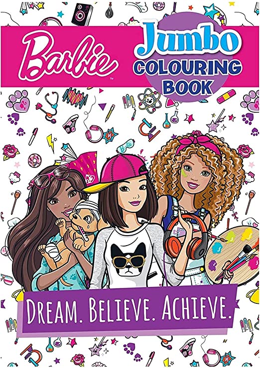 BARBIE JUMBO COLOURING BOOK (3330/BAJC)