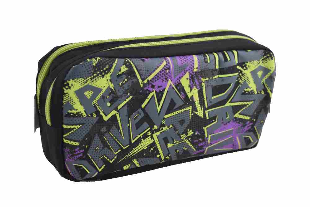 GRAFFITI DOUBLE PENCIL CASE (PC-9190)