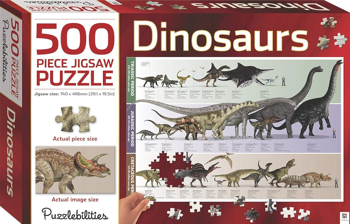PB DINOSAURS 500PC JIGSAW (1482)
