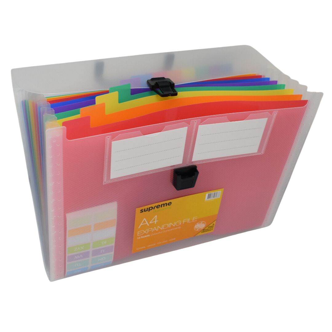 EXPANDING FILE A4 CARRY HANDLE (EXP-2838