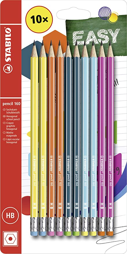STABILO PENCIL 160 ERAS 10PC (B53874-10)