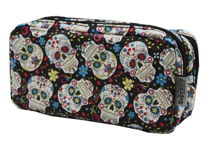 DOUBLE PENCIL CASE SKULL (PC-4623)