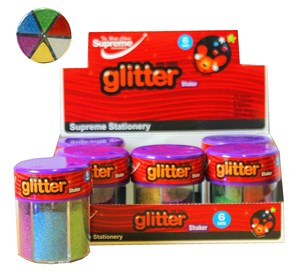 GLITTER POWDER 6 WAY ASST (GD-3817)