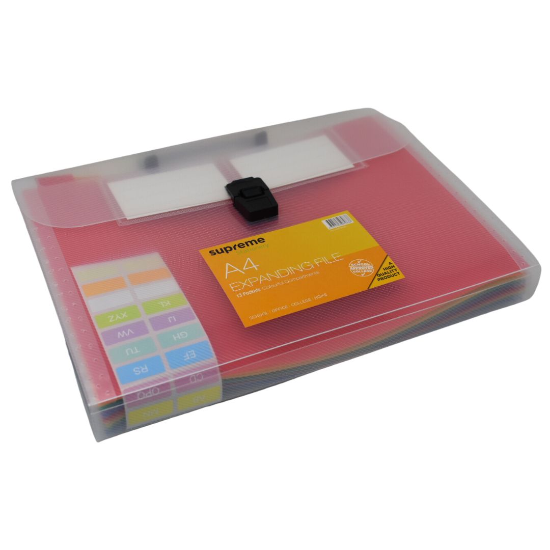 EXPANDING FILE A4 CARRY HANDLE (EXP-2838