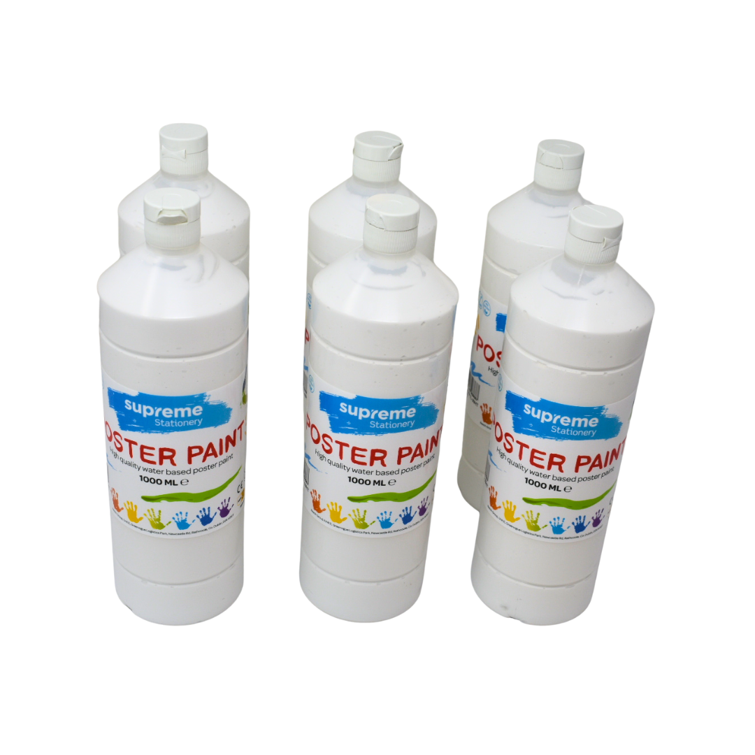 SUPREME 1000ML POSTER PNT WHT (PP1L-WH)