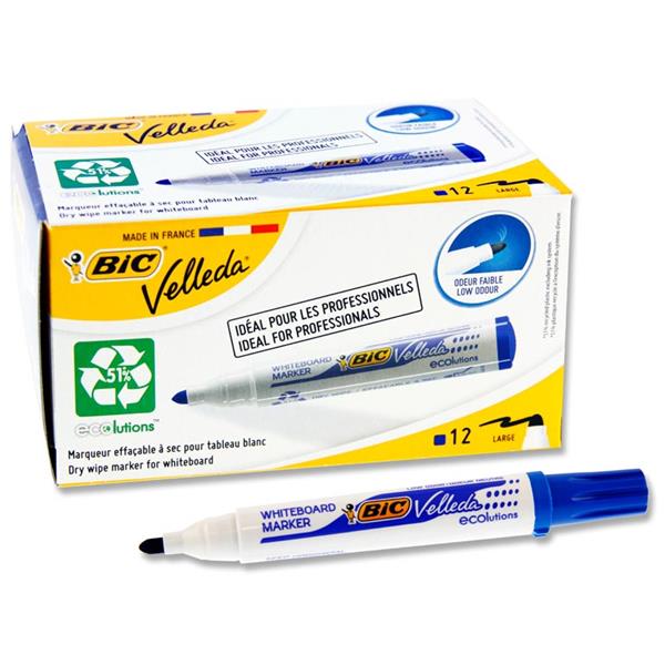 BIC VELLEDA BULLET WB MARKER BU (904938)