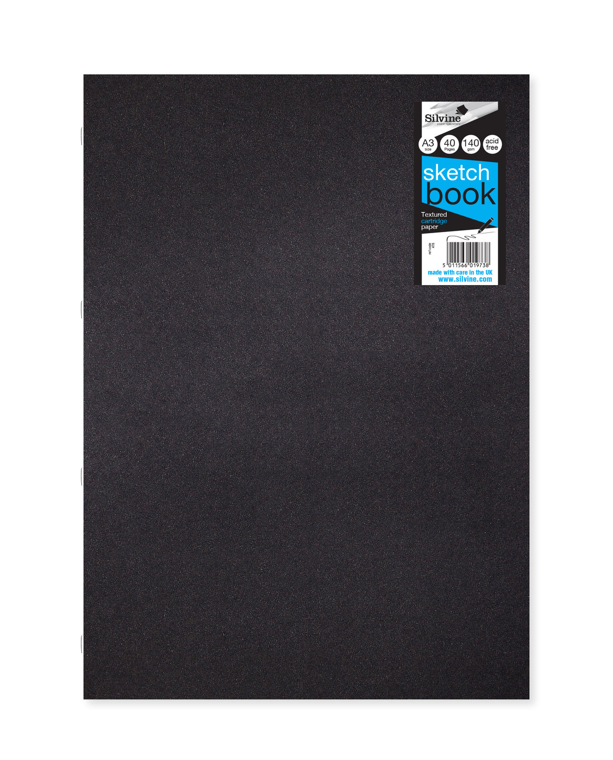 SILVINE 40 SHEET SKETCHBOOK A3 (478)