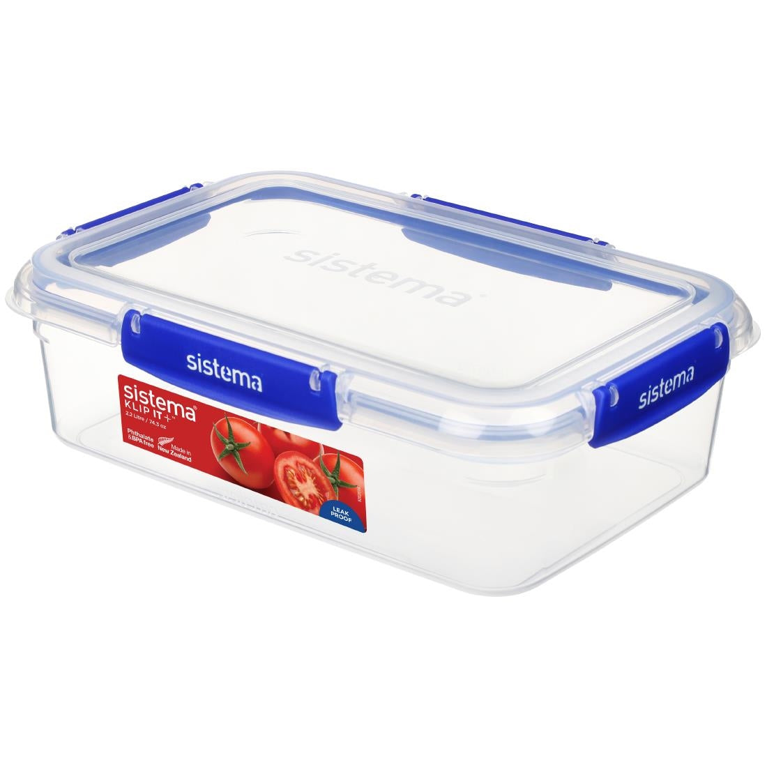 SISTEMA RECT 2L LUNCH BOX CLR (1700ZS)