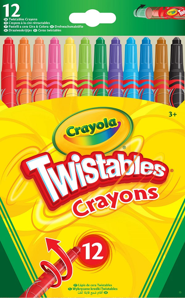 CRAYOLA 12 TWISTABLE CRAYON CDU (256319)