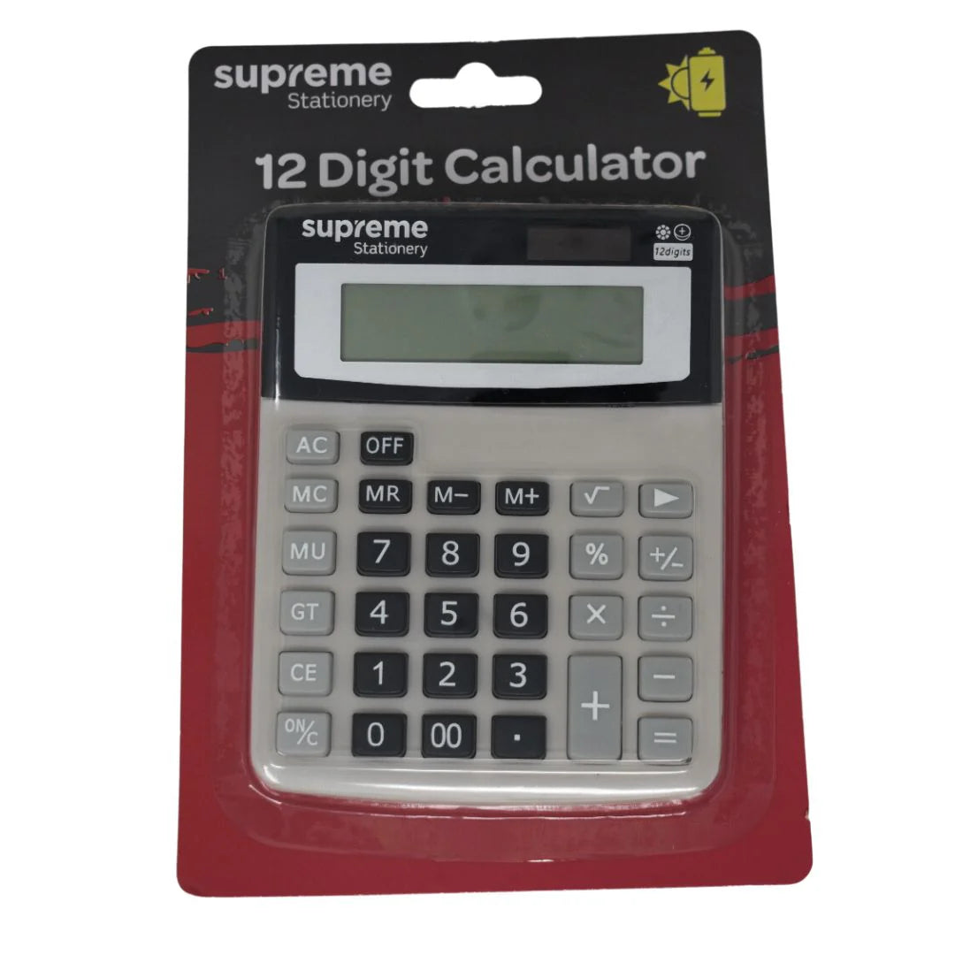 12 DIGIT CALCULATOR (GY-6012)