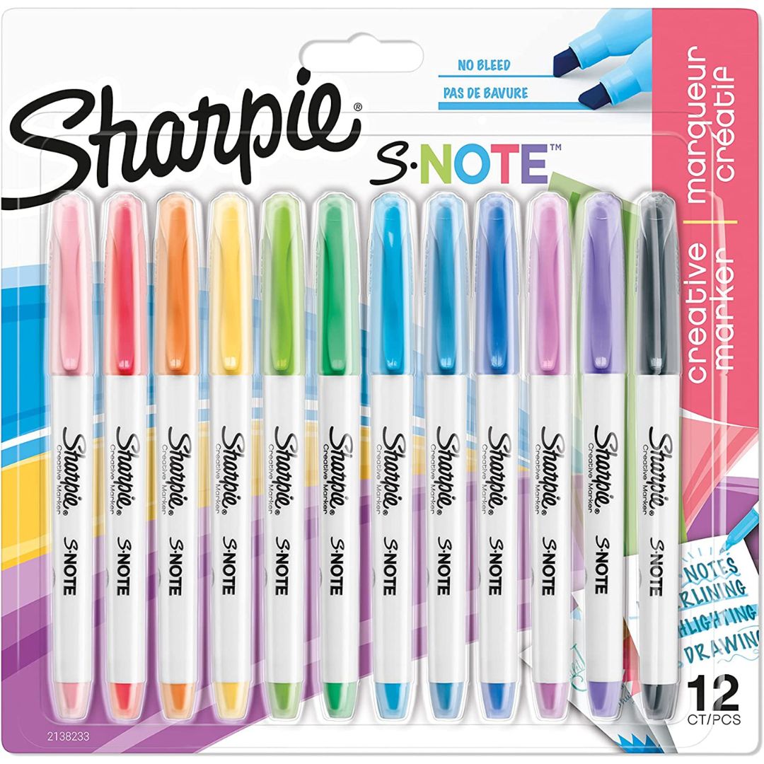 SHARPIE SNOTE CHSL. ASST BL12 (2138233)