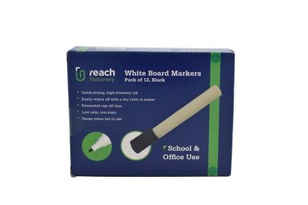 WHITEBOARD MARKERS 12PK SLIM (WB-6030)