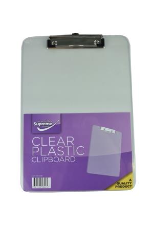 CLIPBOARD A4 CLEAR (CB-4456)