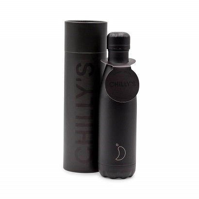 CHILLYS 500ML BOTTLE MONO BLACK (XB34)