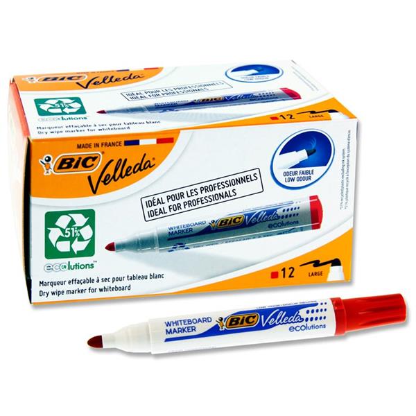 BIC VELLEDA BULLET WB MARKER RD (904939)