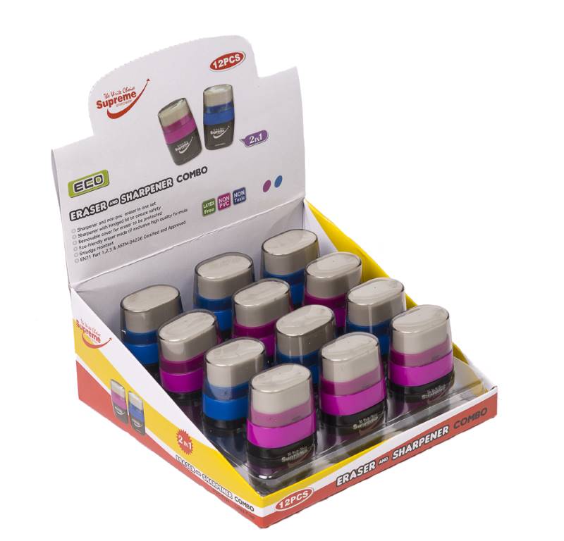 SHARPENER ERASER OVAL COMBO (ER-100)