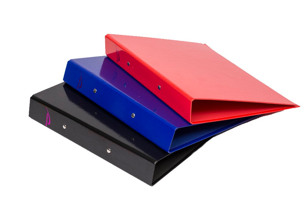 RINGBINDER A4 RED/BLK/BLUE (RB-4272)