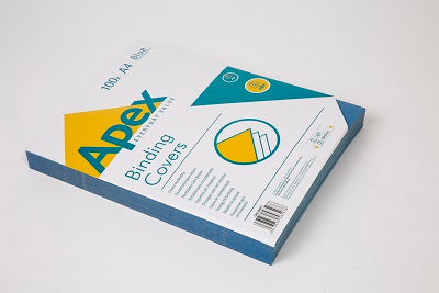 BINDER COVER BLUE 100PK (CRC65011)