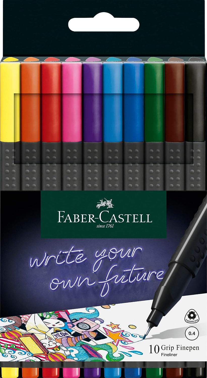 FABER CASTELL GRIP FINEPEN 10 (151610)