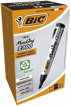 BIC 2300 PERM CHSL TIP MKR BLK (8209263)