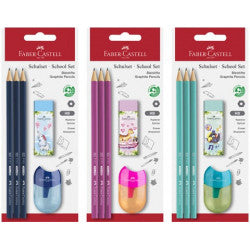 FABER CASTEL HB SCOL PENCIL SET (111181)